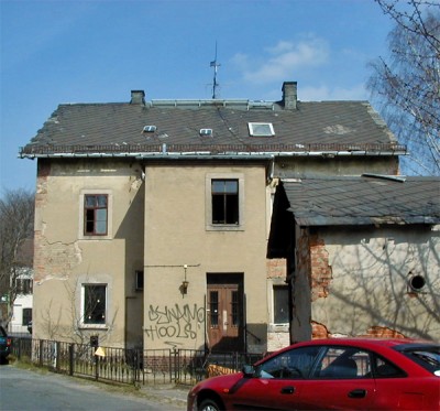 Eibauer Straße in Dresden vor der Sanierung